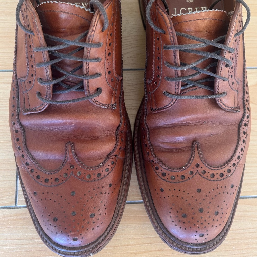 Alden x Jcrew Longwing Blutchers